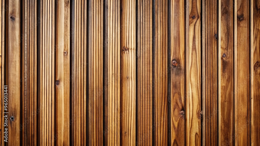 Close up of a wooden wall with a striped pattern, brown bottom Close up of a wooden wall with a striped pattern, brown bottom