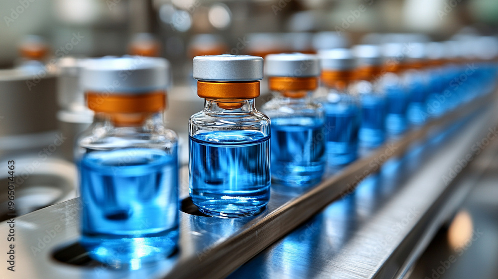pharmaceutical vials filled with liquid, highlighting precision and meticulous organization in a clinical setting, symbolizing healthcare and scientific accuracy pharmaceutical vials filled with liquid, highlighting precision and meticulous organization in a clinical setting, symbolizing healthcare and scientific accuracy