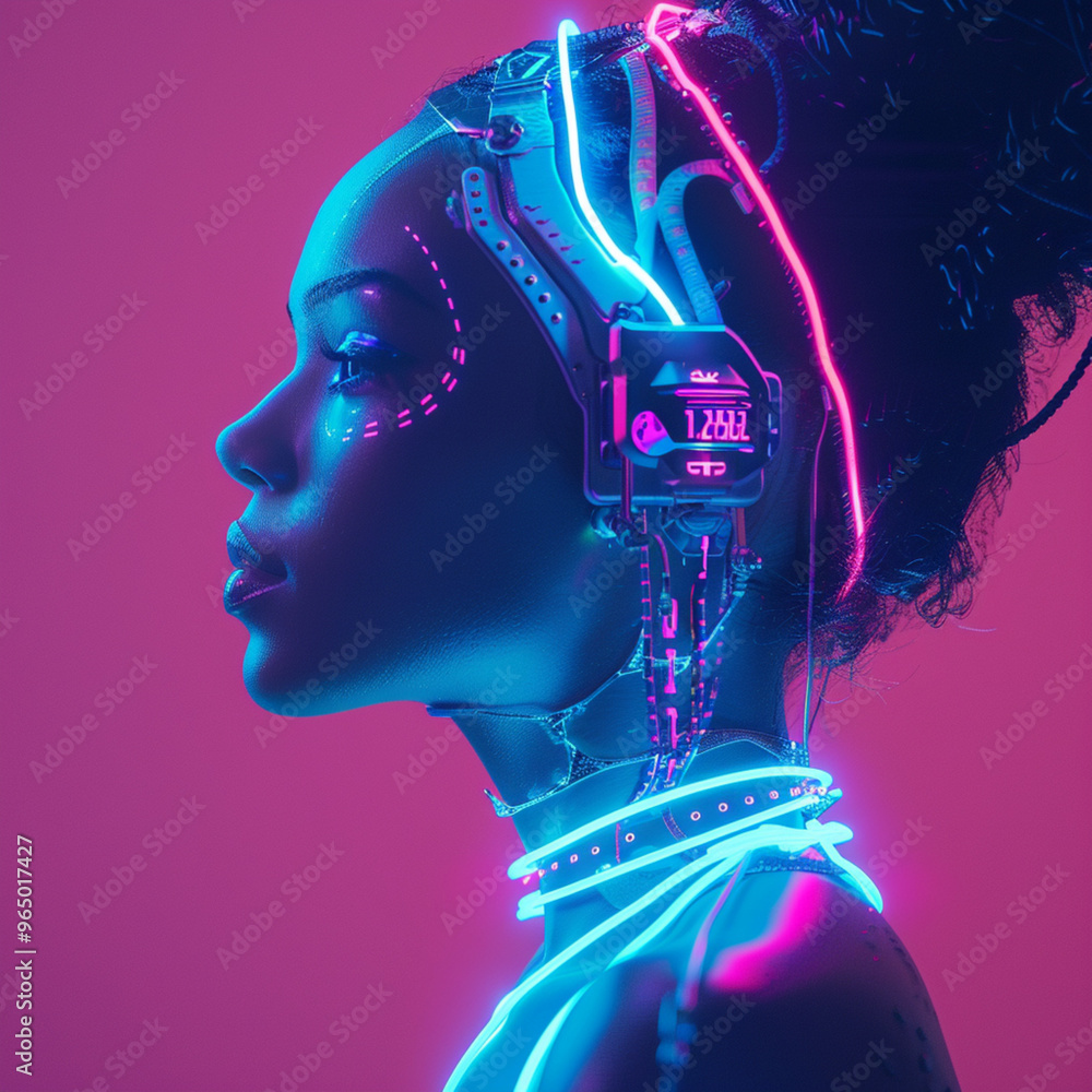 mujer futurista mujer futurista