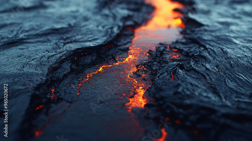 viscous crude oil with thick, glossy texture and reflective surface. The image captures the raw, unrefined nature of petroleum, symbolizing energy, natural resources, and industrial power photo