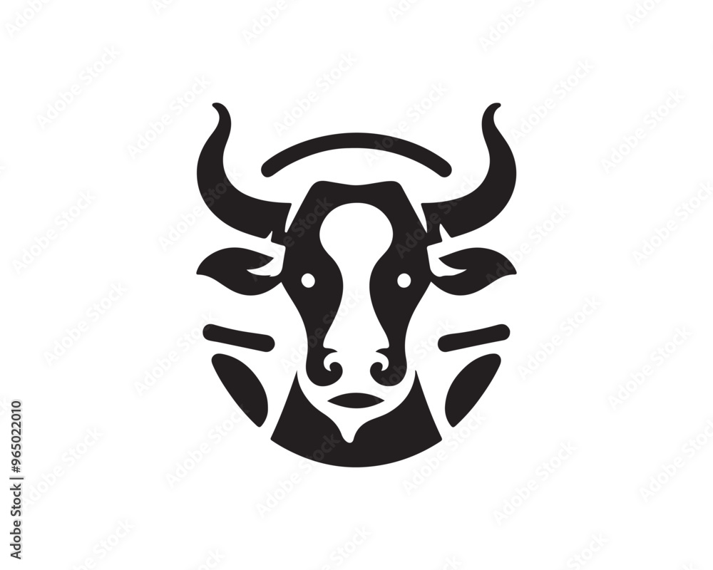 Cow logo vector. Animal farm. Cow icon vector illustration. Cow graphic silhouette black and white. Cow logo vector. Animal farm. Cow icon vector illustration. Cow graphic silhouette black and white.