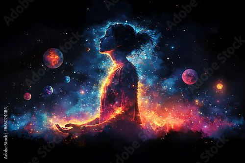 Meditative Universe and Cosmos Spirituality, Chakras, Prana, and the Mind of God as a Visual Journey