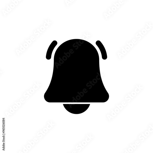simple icon of app notification bell