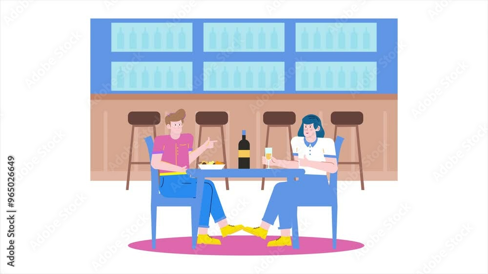 a lively cafe setting with people enjoying drinks and meals illustration business animated video a lively cafe setting with people enjoying drinks and meals illustration business animated video