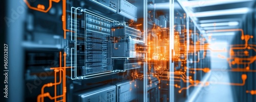 Secure Data Center Blueprint with Multi-Layered Security and Redundant Data Routes