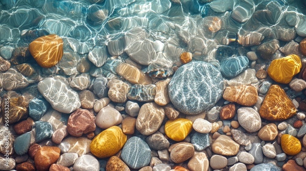 Ocean pebbles texture background Ocean pebbles texture background