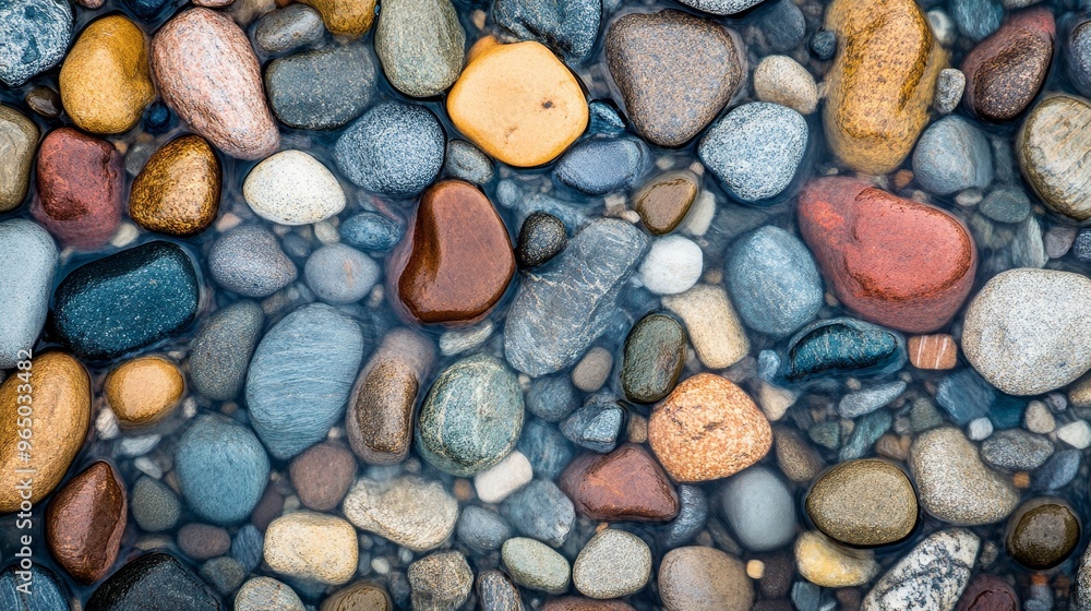 Ocean pebbles texture background Ocean pebbles texture background