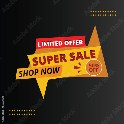 Vector combo offer promotional banner Combo offers labels and sale banner