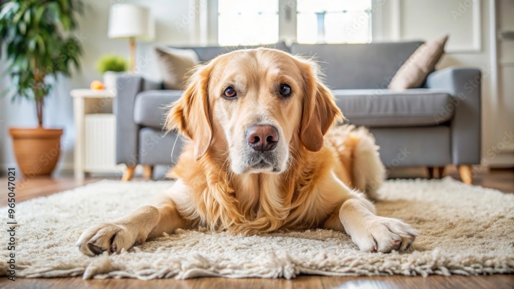 Golden retriever dog paws resting on soft carpet in a cozy house interior setting, dog, paws, golden retriever, carpet, house, interior Golden retriever dog paws resting on soft carpet in a cozy house interior setting, dog, paws, golden retriever, carpet, house, interior