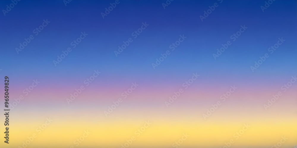 Gradient sky with blue at the top transitioning to yellow at the bottom Gradient sky with blue at the top transitioning to yellow at the bottom