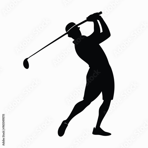 free vector golf player design


