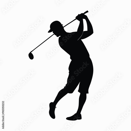 free vector golf player design

