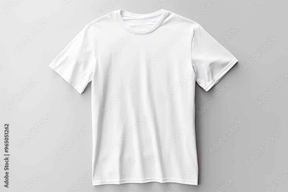 plain white t-shirt isolated, one color background with generative ai plain white t-shirt isolated, one color background with generative ai