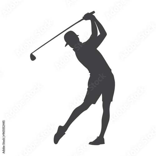 free vector golf player design

