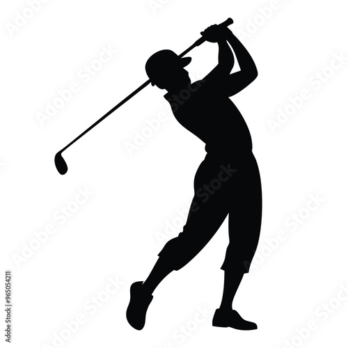 free vector golf player design

