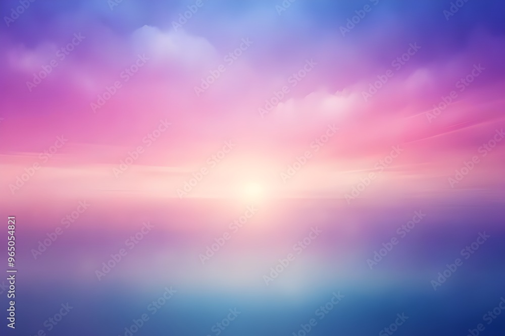 Blurred Pastel Sunset Gradient, Soft Pink and Purple Horizon Background Blurred Pastel Sunset Gradient, Soft Pink and Purple Horizon Background