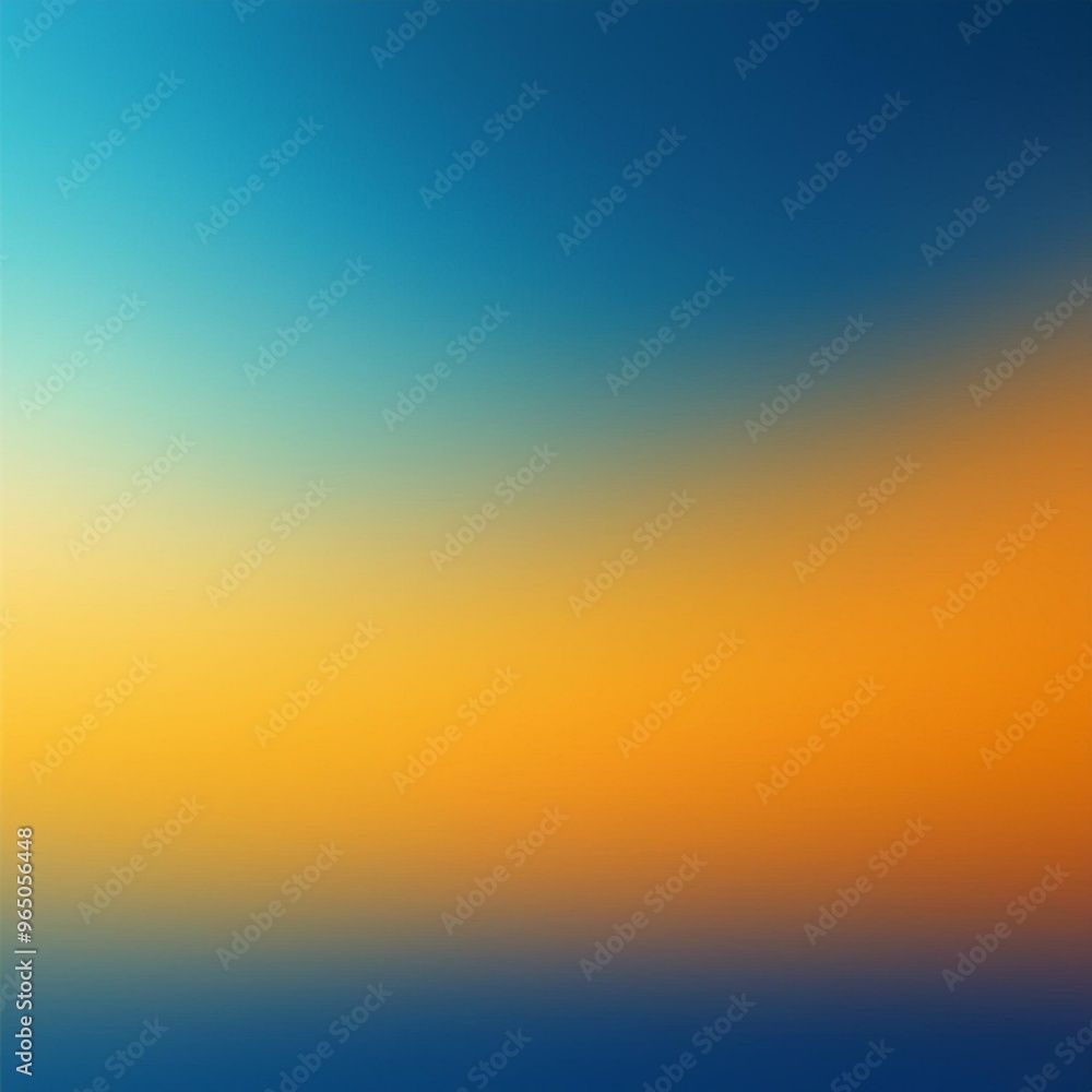 Abstract Gradient Background with Blue, Yellow, and Orange Colors, Blurred Edges, and Light Effects - Minimalist and Simple Design Abstract Gradient Background with Blue, Yellow, and Orange Colors, Blurred Edges, and Light Effects - Minimalist and Simple Design