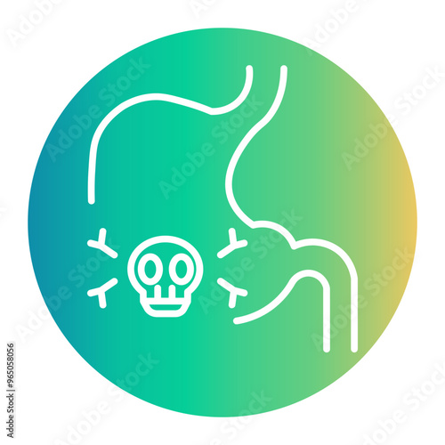 stomach Gradient icon
