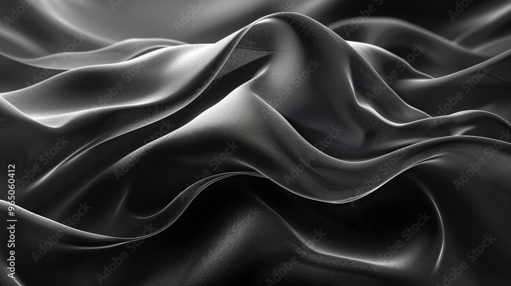 Obraz premium black satin background