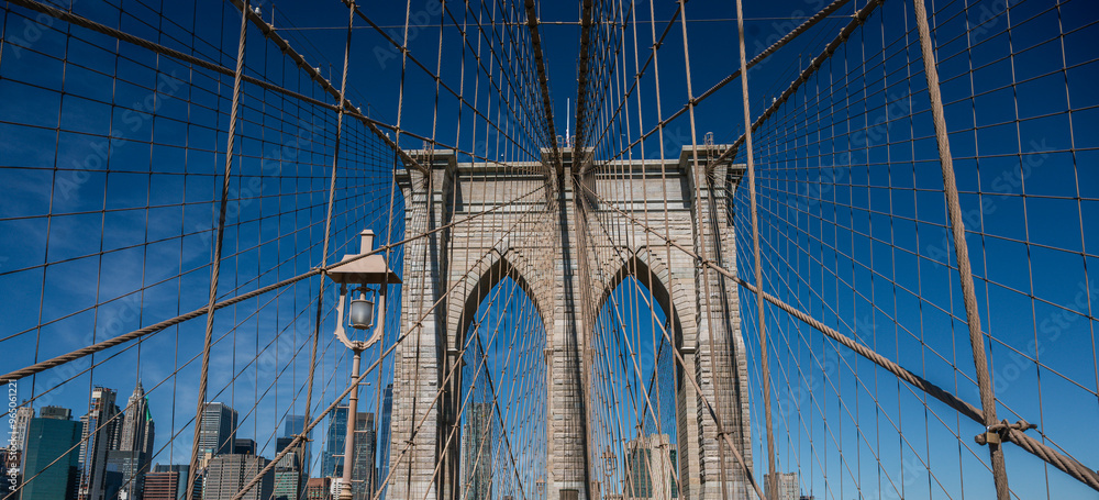 Fototapeta premium Famous Brooklyn bridge in New York