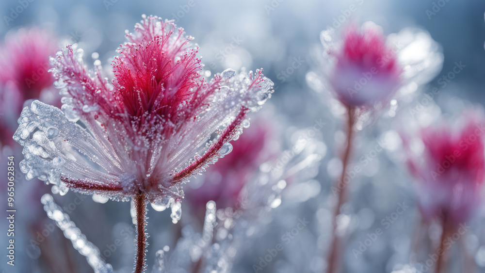 illustration of a realistic cristalez ice flowers illustration of a realistic cristalez ice flowers