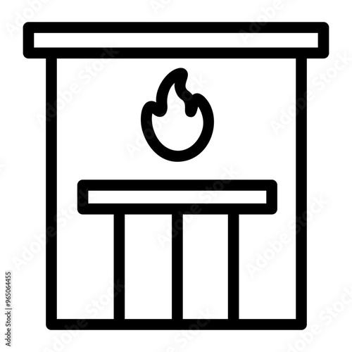 fire Line Icon