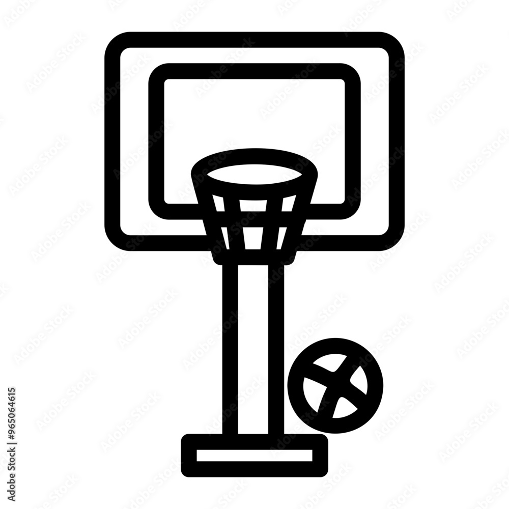 basketball Line Icon basketball Line Icon