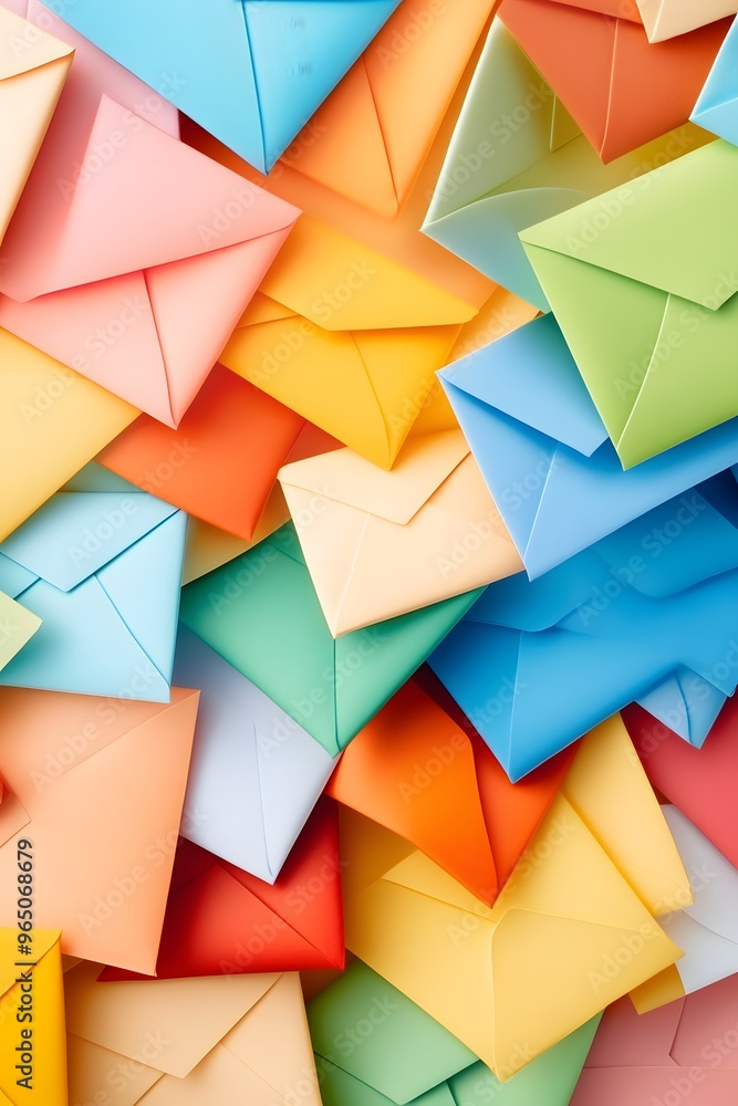 Colorful Envelopes Background. Colorful Envelopes Background.