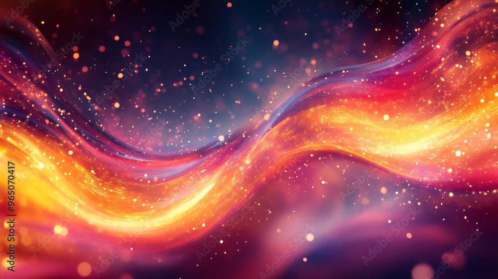 Obraz premium abstract background with space, Internet, information flow, data 