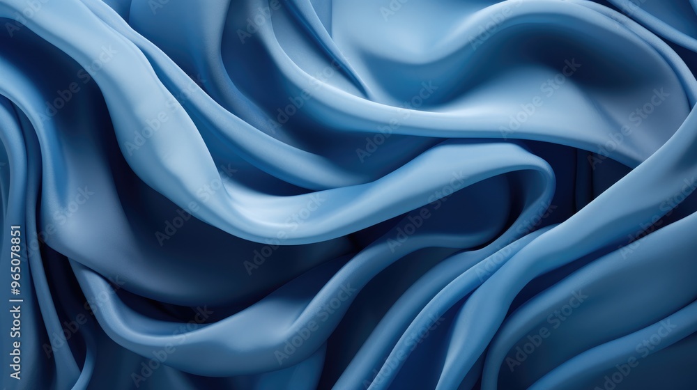 A close-up of a smooth, blue fabric. The fabric is draped in soft, flowing folds, creating a sense of elegance and luxury. A close-up of a smooth, blue fabric. The fabric is draped in soft, flowing folds, creating a sense of elegance and luxury.