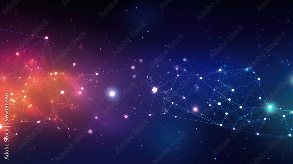 A futuristic abstract background with glowing lines and dots, creating a sense of connection and energy. A futuristic abstract background with glowing lines and dots, creating a sense of connection and energy.