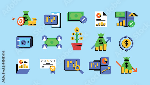 Flat Trading and Investment Illustration