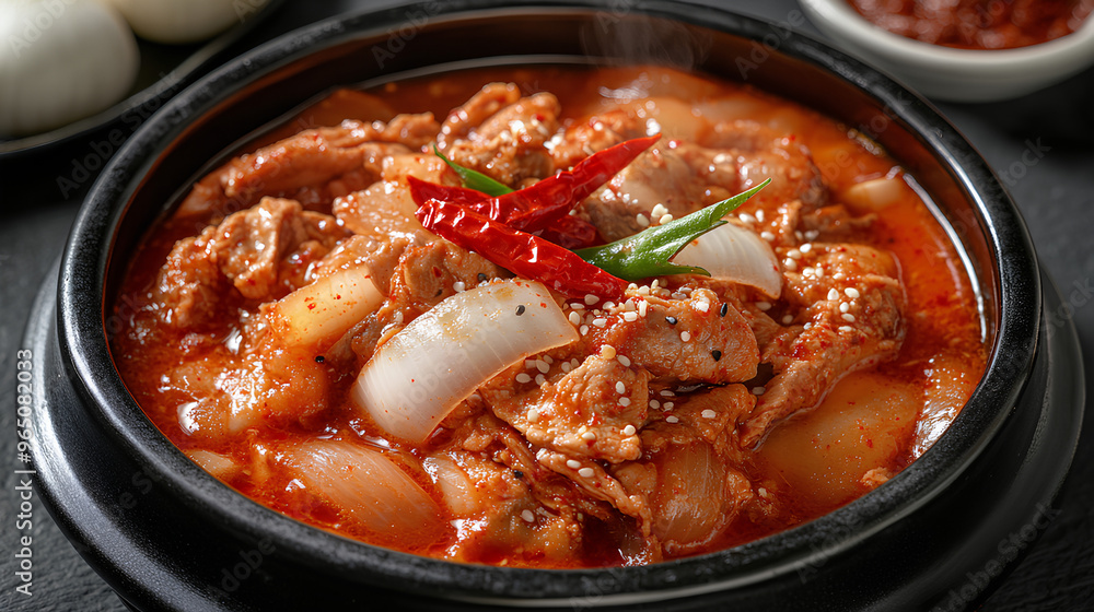 Spicy stew with meat and vegetables Spicy stew with meat and vegetables