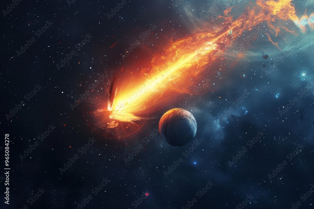 Obraz premium Beautiful Outer Space View