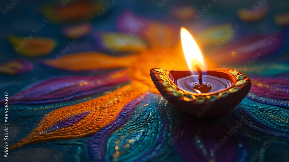 Diwali diya oil lamps holiday background. Creating a festive and decorative composition. Diwali diya oil lamps holiday background. Creating a festive and decorative composition.