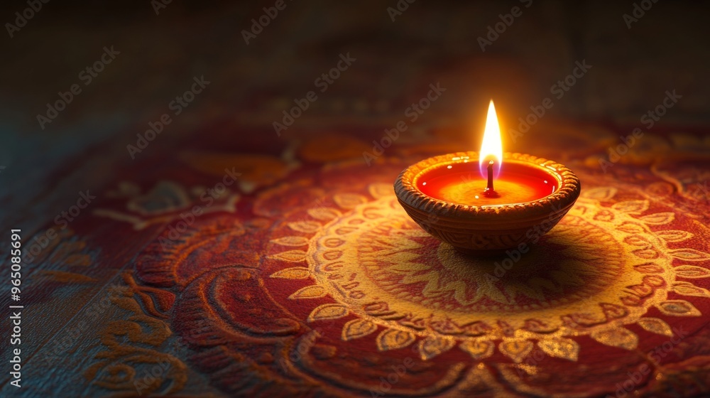 Diwali diya oil lamps holiday background. Creating a festive and decorative composition. Diwali diya oil lamps holiday background. Creating a festive and decorative composition.