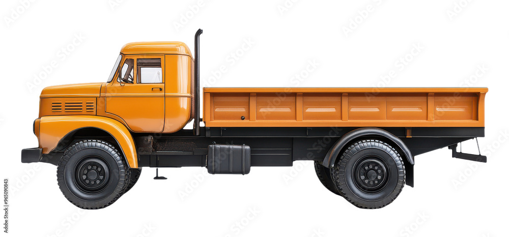 Truck Transport Delivery Vehicle Isolated on White Background Truck Transport Delivery Vehicle Isolated on White Background