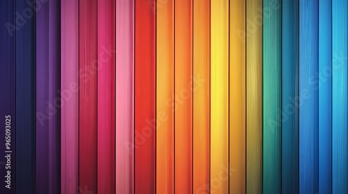 A Colorful Spectrum of Vertical Stripes