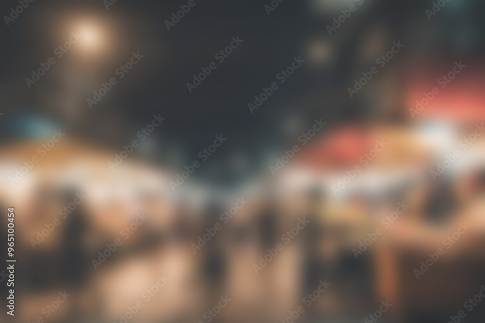 Blur image of night market festivals, Abstract Background and bokeh light Blur image of night market festivals, Abstract Background and bokeh light