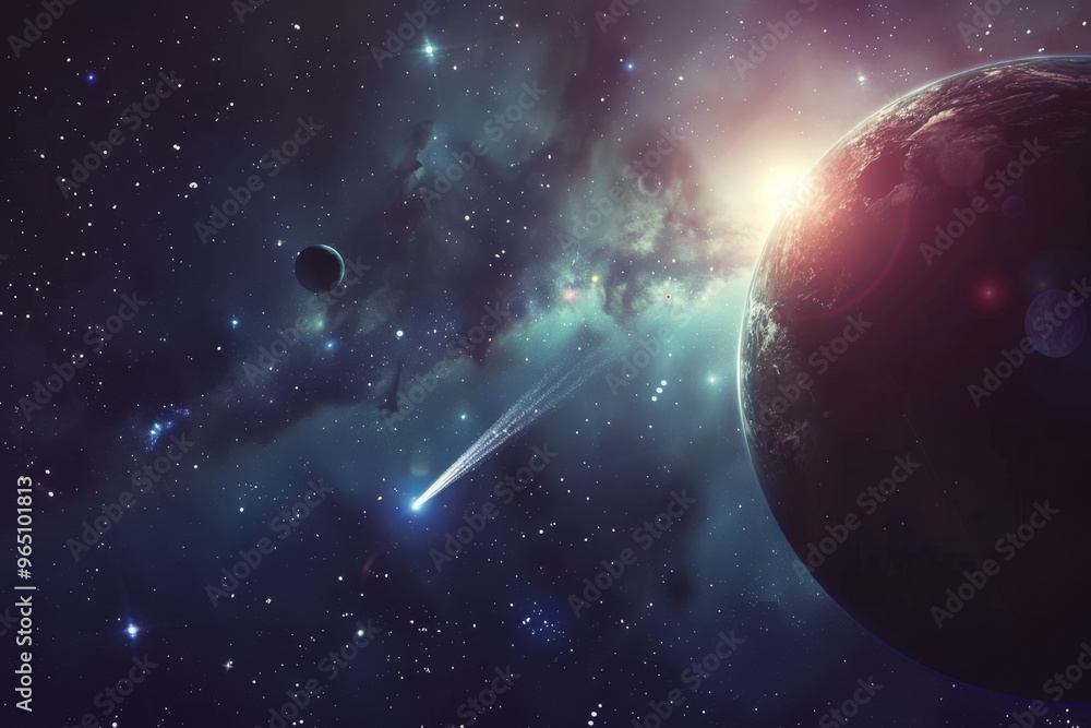 Fototapeta premium Beautiful Outer Space View
