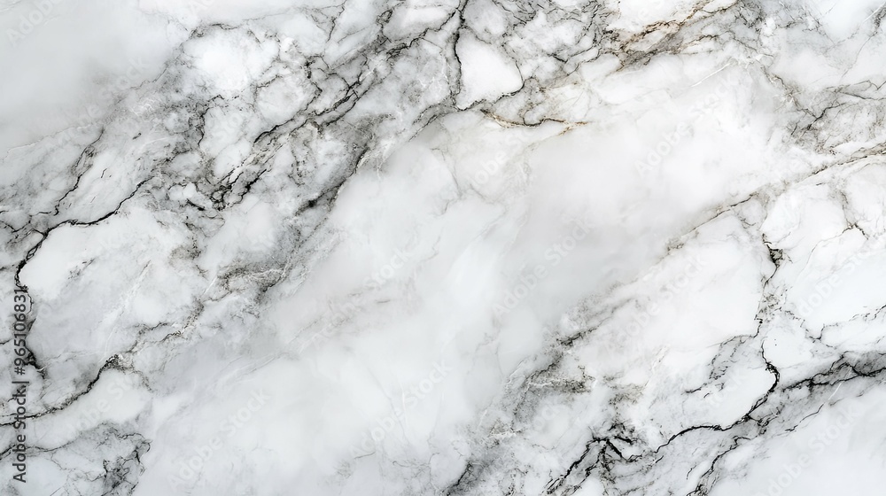 White Marble Surface with Black Veins White Marble Surface with Black Veins