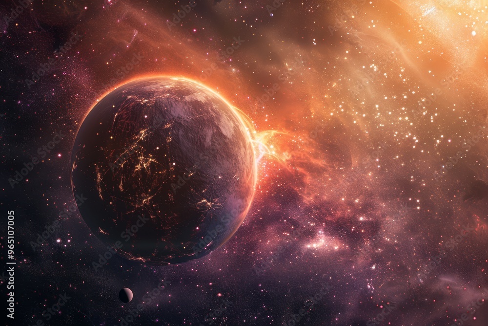 Obraz premium Beautiful Outer Space View