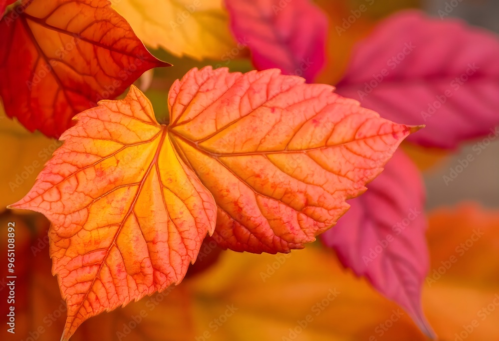 Autumn leaves in vibrant shades of red, orange, and yellow. Autumn leaves in vibrant shades of red, orange, and yellow.