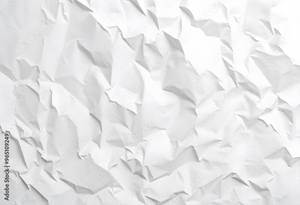 Close-up of wrinkled paper, focusing on its texture.
Close-up of wrinkled paper, focusing on its texture.