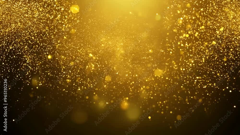 Golden Bokeh Bliss: Loopable Light Particles for Holiday Celebrations Golden Bokeh Bliss: Loopable Light Particles for Holiday Celebrations