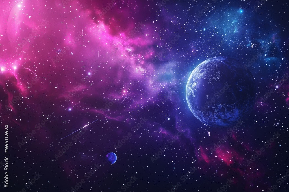Obraz premium Beautiful Outer Space View