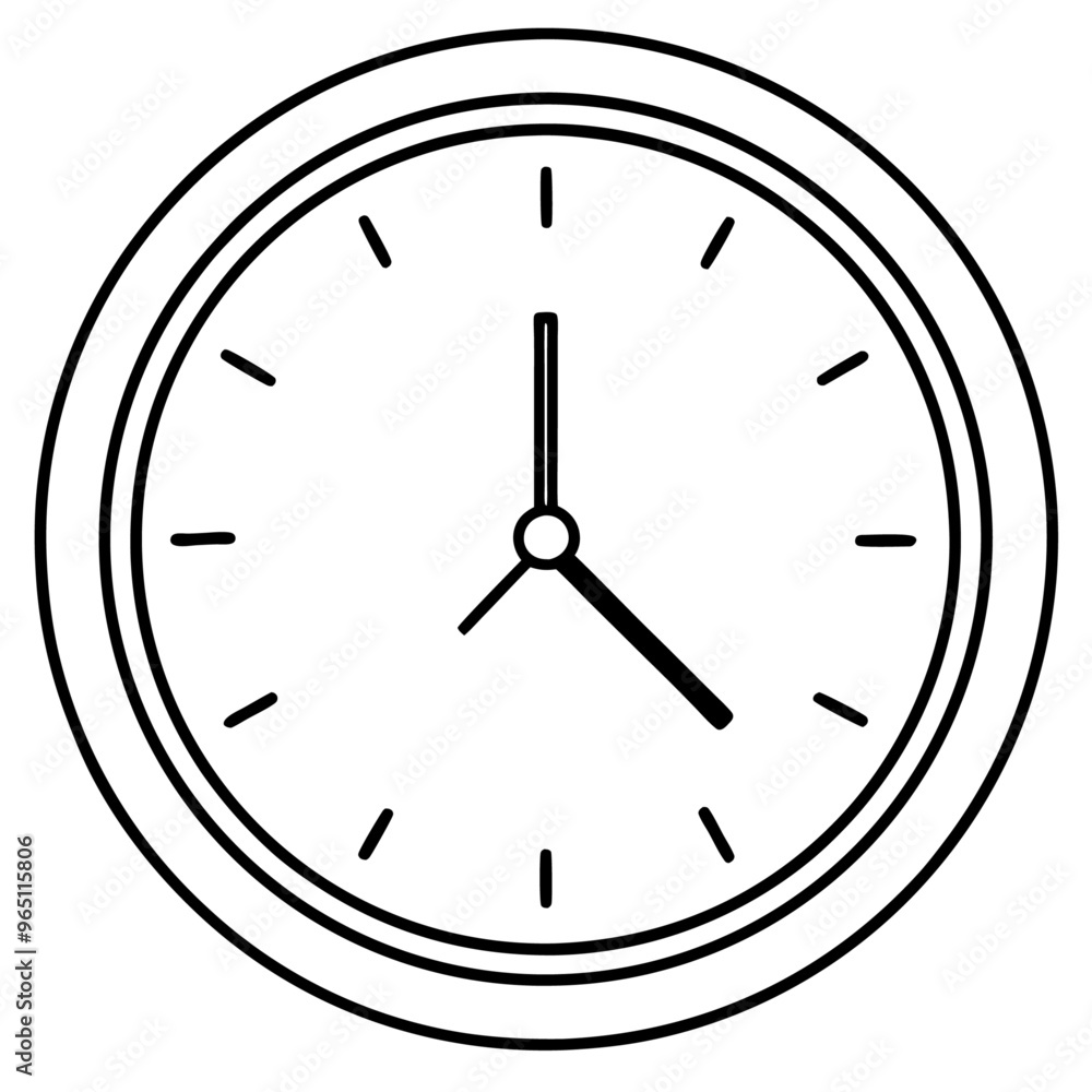 clock outline coloring book page line art illustration digital drawing
clock outline coloring book page line art illustration digital drawing