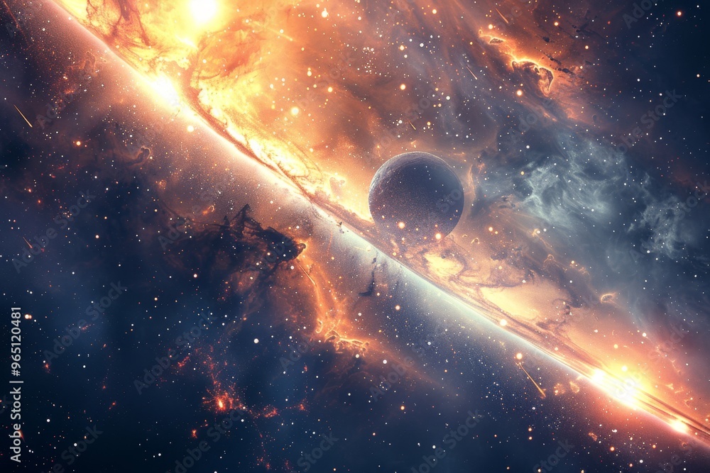 Obraz premium Beautiful Outer Space View