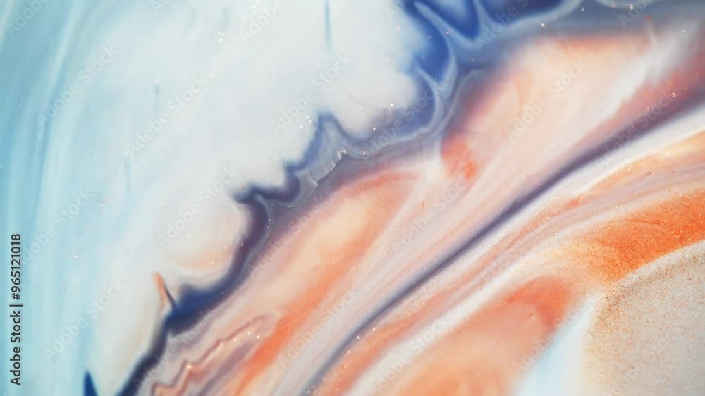 Colorful liquid paint abstract background. Acrylic paints with shimmering golden glitter. Colorful liquid paint abstract background. Acrylic paints with shimmering golden glitter.