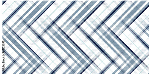 Vector checkered pattern. Tartan, textured seamless twill for flannel shirts, duvet covers, other autumn winter textile mills. Vector Format